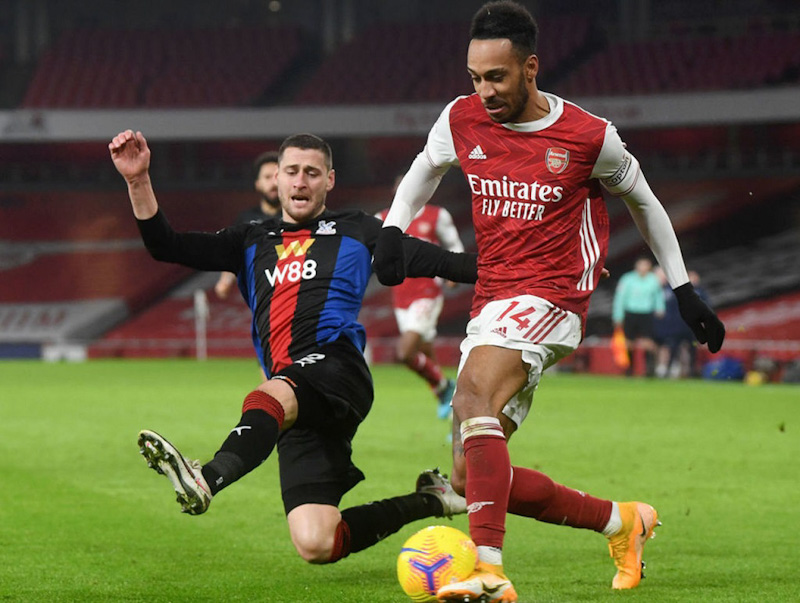 Crystal Palace có thành tích thấp hơn so với đối thủ