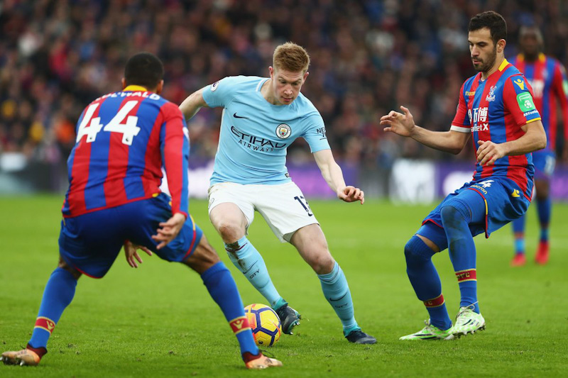 Crystal Palace chưa bao giờ là đối thủ của Man City