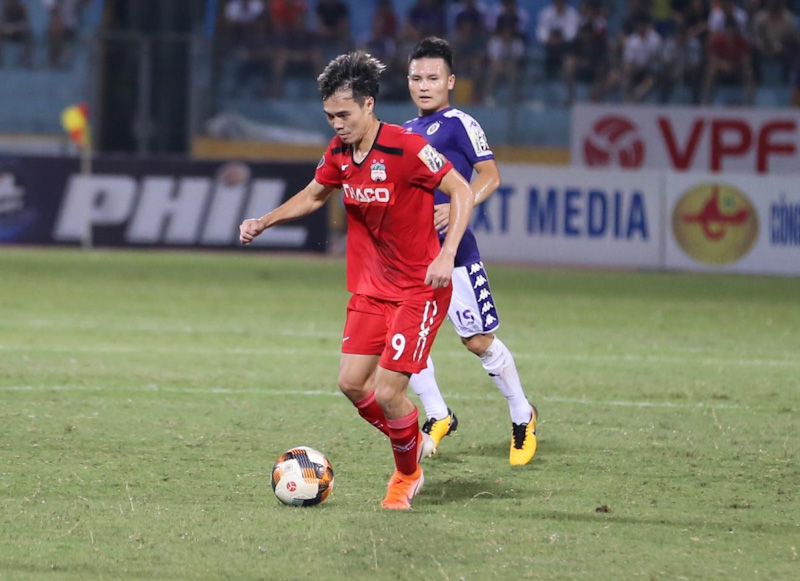 Hà Nội FC đang thể hiện sự bất ổn về phong độ thi đấu