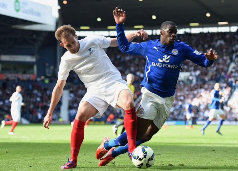 West Brom khó ngăn cản thành công các pha tấn công của Leicester