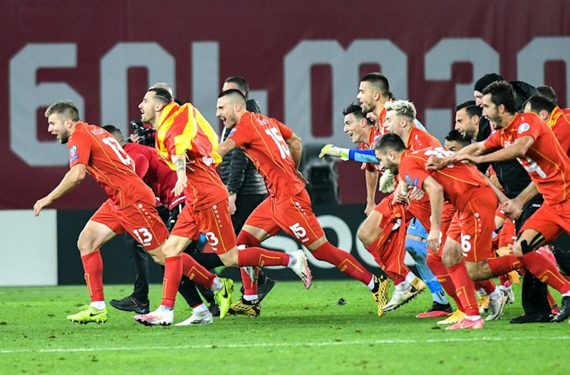 Macedonia đang có thành tích thi đấu tốt hơn đối thủ