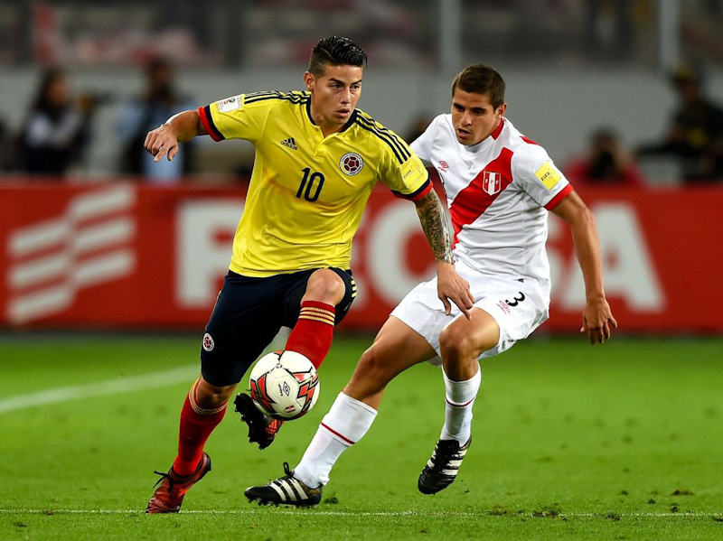 Colombia đã thắng Peru trong trận đối đầu gần đây