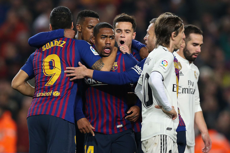Phong độ ghi bàn của Barca có phần nổi trội hơn so với Real